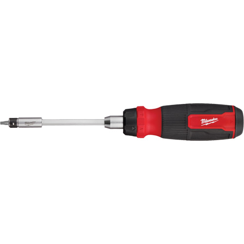 27-in-1 Ratcheting Security Multi-Bit Screwdriver, 10-11/100" L, Cushion Grip Handle WestPier