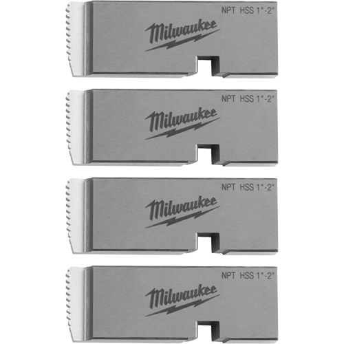 Fili&egrave;res de filetage pour tuyaux universel NPT, Pour tuyau de 1"-2", Haute vitesse pour acier inoxydable WestPier
