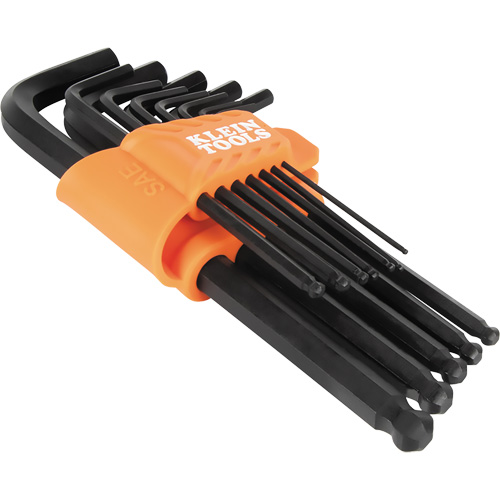 L-Style Ball-End Hex Key Wrench Set, 12 Pcs., Imperial WestPier