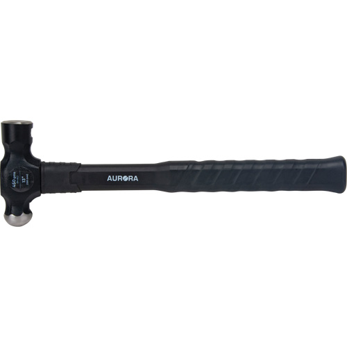Ball Pein Hammer, 16 oz. Head Weight, Plain Face, Fibreglass Handle WestPier