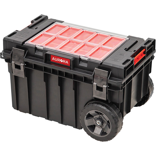 Arx&reg; Rolling Tool Chest, 23-4/5" x 16" x 15-3/5", Black WestPier
