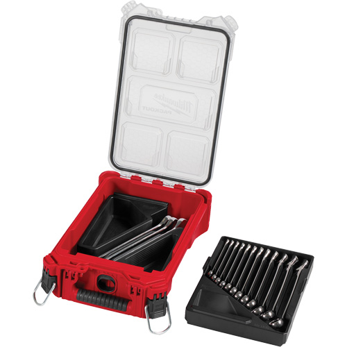 Jeu de cl&eacute;s avec organisateur compact PackOut, Combinaison, 15 morceaux, M&eacute;trique WestPier