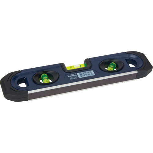 Torpedo Level, 9" L, 3 Vials, Magnetic WestPier
