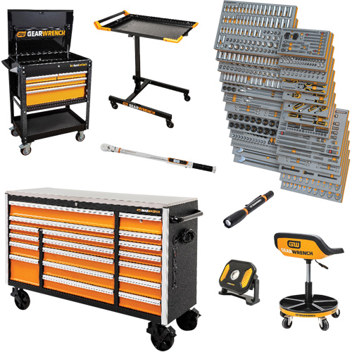 MEGAMOD Master Mechanics Tool Set in Premium Modular Foam Trays with Tool Storage, 1268 Pieces WestPier