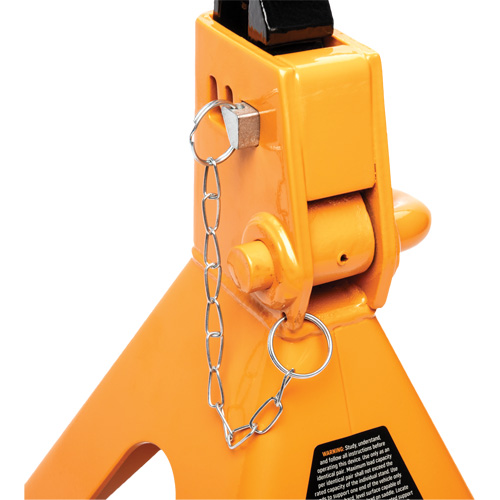 Ratcheting Jack Stand, Locking Pin, 3 tons Capacity, 11-3/4" - 17-1/2" H WestPier