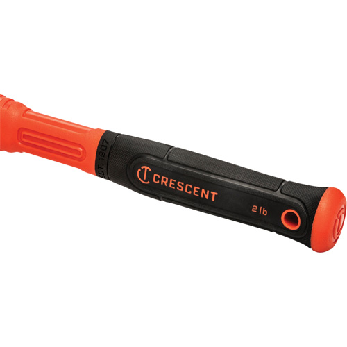 Drilling Hammer, 2 lbs., Cushion/Fibreglass Handle, 4" L WestPier