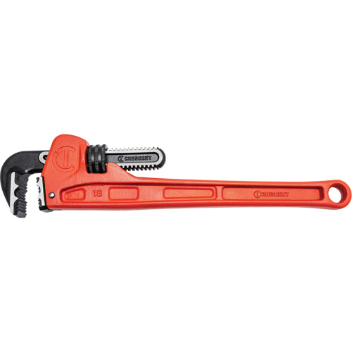 Cl&eacute; &agrave; tuyau &agrave; m&acirc;choires K9, Cap des m&acirc;choires 2-7/8", Longueur 18", Fini Rev&ecirc;tement en poudre, Prise Ergonomique WestPier