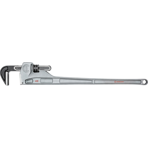 Cl&eacute; &agrave; tuyaux, Cap des m&acirc;choires 6", Longueur 48", Fini Rev&ecirc;tement en poudre, Prise Non-ergonomique WestPier