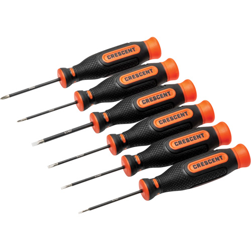Diamond Tip Precision Screwdriver Set, 6 WestPier