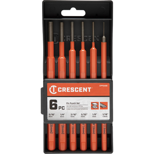 Pin Punch Set, 6 Pieces WestPier