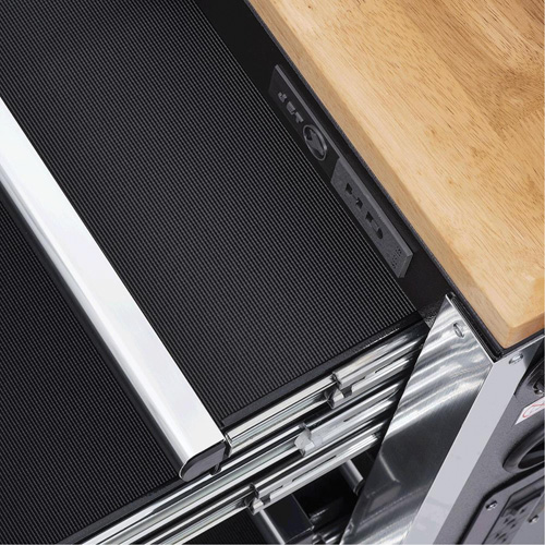 HDRC5212 HD Series Roller Cabinet, 12 Drawers, 51-1/4" W x 21" D x 40-3/10" H, Black WestPier