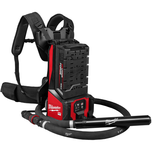 MX FUEL Backpack High Cycle Concrete Vibrator Kit with 7' Whip / 1.75" Head WestPier