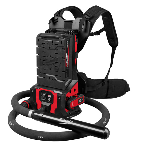 MX FUEL Backpack High Cycle Concrete Vibrator Kit with 7' Whip / 1.75" Head WestPier
