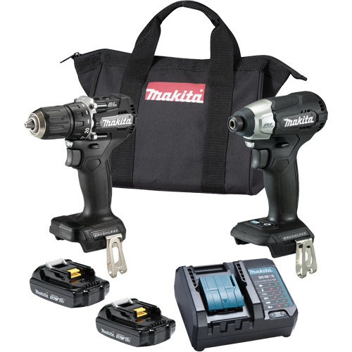 Ensemble 2 outils sous compact &agrave; moteur sans balai LXT, Lithium-ion, 18 V WestPier