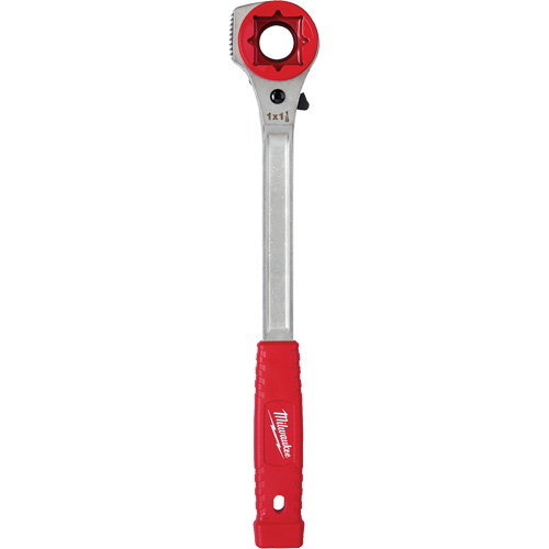 Cl&eacute; &agrave; cliquet &agrave; levier &eacute;lev&eacute;e pour monteur de ligne avec face de frappe frais&eacute;e, Prise de 3/4"/1"/1-1/8", Poign&eacute;e Ergonomique WestPier