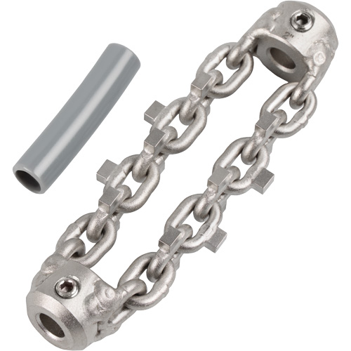 Chaîne de nettoyage de tuyaux de 2" pour c&acirc;ble de serpent &agrave; chaîne de 1/4" WestPier