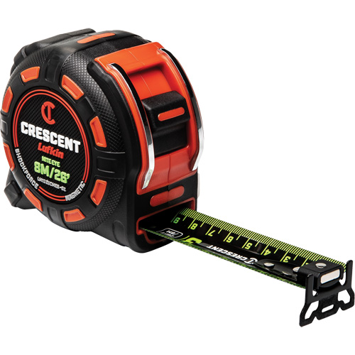Shockforce NITE EYE Magnetic Tape Measure, 1-1/4" x 25', SAE/Metric Graduations WestPier