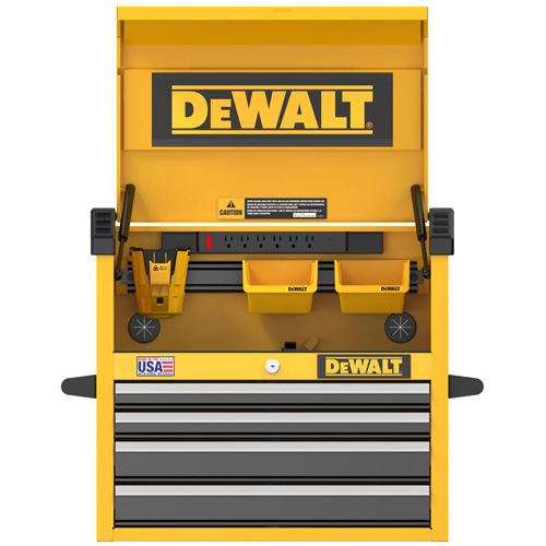 Heavy-Duty Tool Chest, 26" W, 4 Drawers, Yellow WestPier