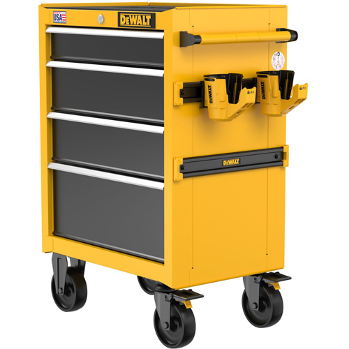 Heavy-Duty Rolling Tool Chest, 4 Drawers, 26" W x Yellow WestPier