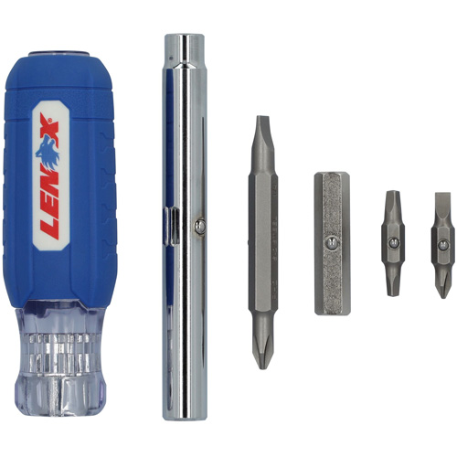 9-in-1 Multi-Bit Screwdriver, Textured Handle WestPier
