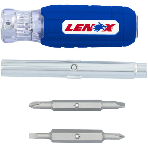 6-in-1 Multi-Bit Screwdriver, Textured Handle WestPier