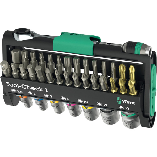Ensemble d'outils Tool-Check 1, 38 Mcx, Prise de 1/4" WestPier