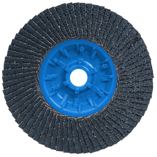 POWERBLEND TRM QC Flap Disc, 5" x 5/8"-11, Type 27, Z40 Grit, Zirconia Alumina WestPier