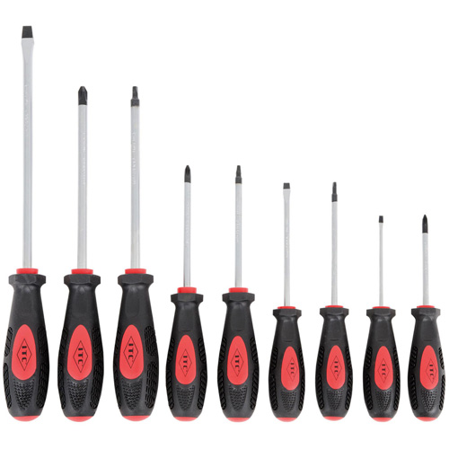 IESD-9S Ergonomic Screwdriver Set, 9 Pcs., Magnetic WestPier