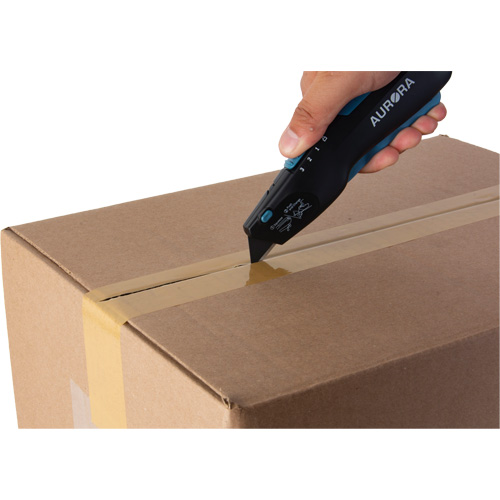 Retractable Safety Knife , Stainless Steel, Heavy-Duty, Plastic/Aluminum Handle WestPier