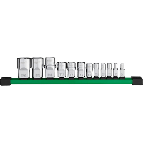 Jeu de douilles, Torx, Prise 1/4"/1/2"/3/8", 12 mr WestPier
