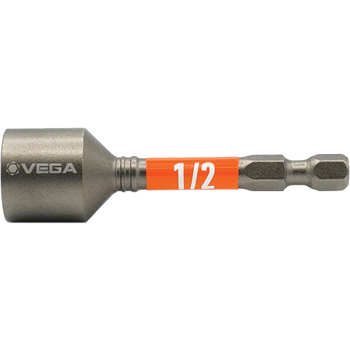 Tourne-&eacute;crou Impactech, Embout 1/2", Prise 1/4", 2-9/16" lo, Magn&eacute;tique WestPier