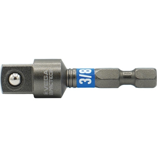 Impactech&reg; Impact Socket Adapter, 1/4" Drive Size, 3/8" Male Size, 2" L WestPier