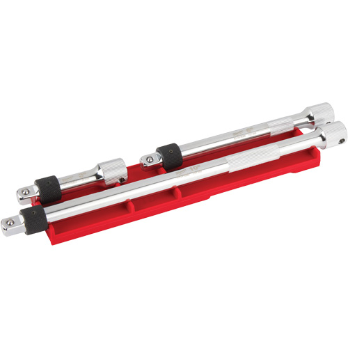 Jeu de rallonges verrouillables, Prise de 3/8", Fini Chrome, 3 M WestPier