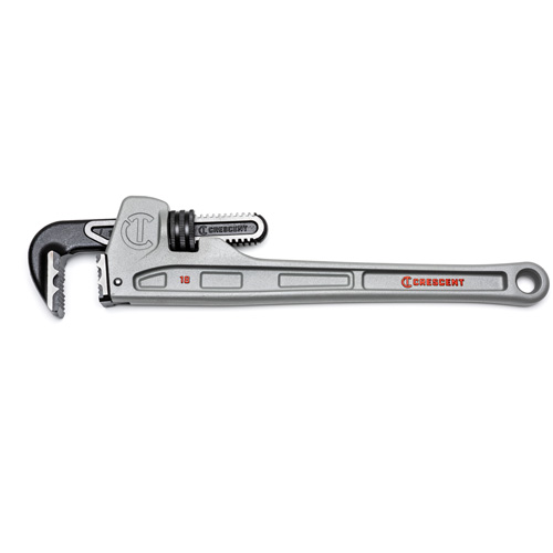 Cl&eacute; &agrave; tuyau &agrave; m&acirc;choires K9, Cap des m&acirc;choires 2-7/8", Longueur 18", Fini Rev&ecirc;tement en poudre, Prise Ergonomique WestPier