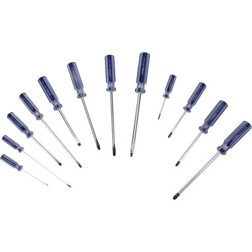 Slotted & Philips Screwdriver Kit, 12 Pcs. WestPier