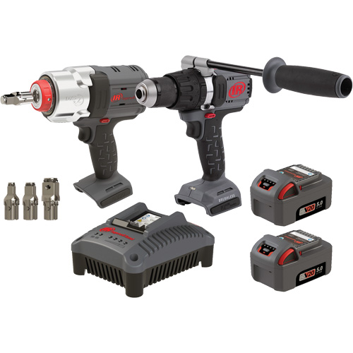 Hammer Drill & Impact Wrench Combo Kit, Lithium-Ion, 20 V WestPier