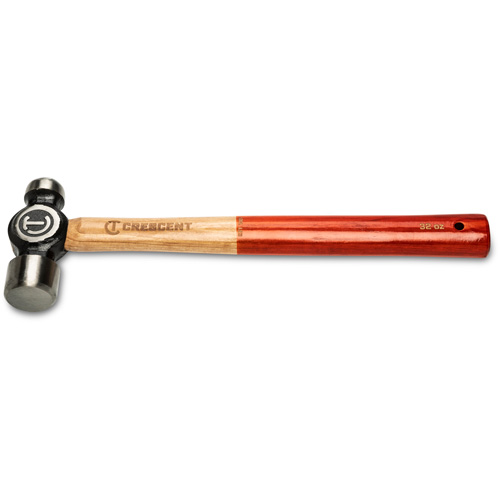 Marteau &agrave; panne ronde, Poids de la t&ecirc;te 32 oz, Face Poli, Prise Bois WestPier