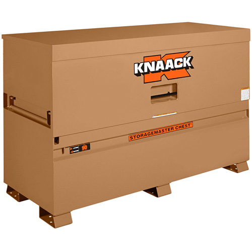 Model 90 Piano Box with Padlock, 72" W x 30" D x 49" H, Tan WestPier
