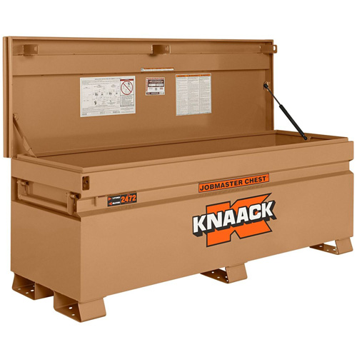 Coffre de chantier mod&egrave;le 2472 avec cadenas, 72" x 24" x 28-1/4", Acier, Havane WestPier