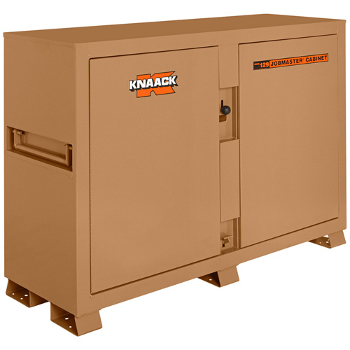 Model 129 Bin Storage Cabinet with Padlock, Steel, 48 Cubic Feet, Tan WestPier