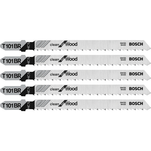 Basic Wood Jigsaw Blade, T-Shank, 4" L, 10 TPI WestPier