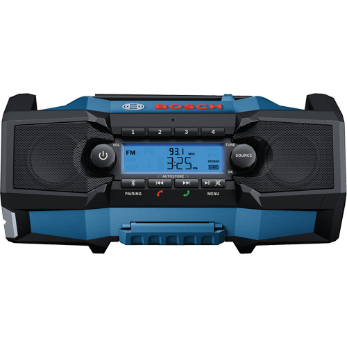 Compact Jobsite Radio with Bluetooth&reg; 5.0, Lithium-Ion, 18 V WestPier