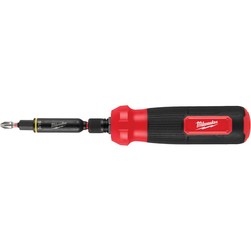 8-IN-1 Multi-Bit & Nut Driver with SHOCKWAVE Impact Duty Bits & Nut Drivers, 8-1/3" L, Cushion Grip Handle WestPier