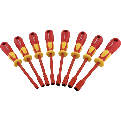 Metric Insulated Nut Driver Set, 1000 V, 8 Pcs WestPier