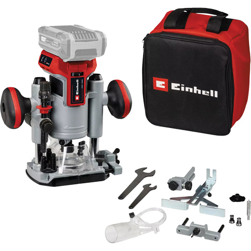 Professional Cordless Compact Router with Fixed Base & Plunge Base (Tool Only) WestPier