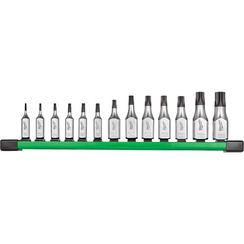 Jeu de douilles &agrave; embouts inviolables, Torx, Prise 1/4"/3/8", 13 mr WestPier