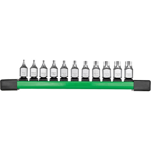 Jeu de douilles &agrave; embouts &agrave; profil bas, Torx, Prise 1/4", 11 mr WestPier