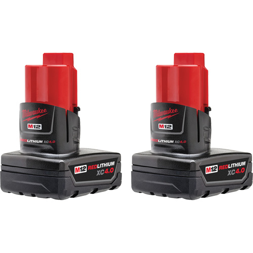 M12 REDLITHIUM XC4.0 Batteries, Lithium-Ion, 12 V, 4 Ah WestPier