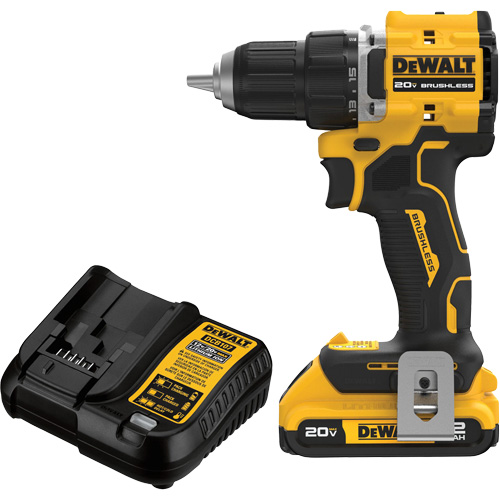 Ensemble visseuse-perceuse sans fil et sans balai ATOMIC COMPACT SERIES, Lithium-ion, 20 V, Mandrin 1/2" WestPier