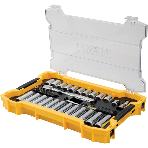 Jeu d'outils 3/8" & 1/2" pour m&eacute;canicien avec plateau & couvercle TOUGHSYSTEM 2.0 WestPier